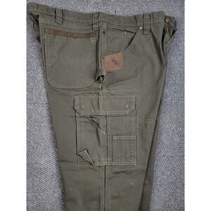 Wrangler Riggs Mens 38x30 Ripstop Carpenter Rugged Cargo Workwear Pants